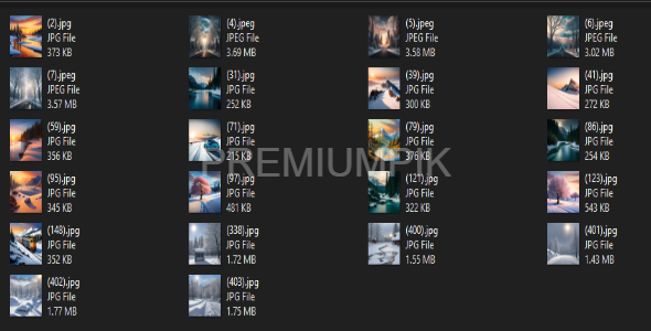 Digital Products in Bangladesh - Winter Image Bundle Ai Generated